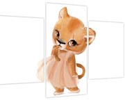 Tablou - Animăluț în acuarelă N⁰6 (90x60 cm)