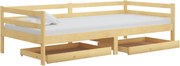 vidaXL Pat de zi cu sertare, 90x200 cm, lemn masiv de pin