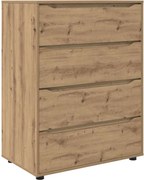 vidaXL Dulapuri de depozitare 2 pcs Stejar Artizanal 80 x 48 x 105 cm