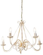 Candelabru inteligent alb cu 5 lumini, inclusiv Wifi B35 - Giuseppe