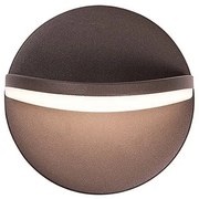 Aplica LED de perete pentru iluminat exterior IP65 Hiug maro inchis