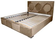 Pat tapitat Gold Cerc 180 x 200 M09