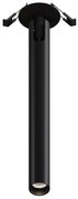 Spot LED incastrabil directionabil iluminat tehnic Focus T negru