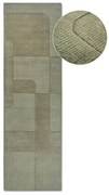Covor tip traversă verde țesut manual din lână 80x250 cm Charlotte – Villeroy&Boch