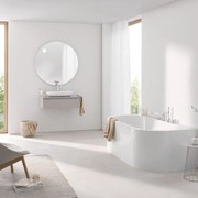 Cada freestanding Grohe Essence 180x85 cm alb Alpine White lipitadeperete,BTW
