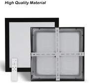 Brilagi-LED Corp de iluminat pentru baie dimerizabil FRAME SMART, LED/24W/230V, IP44, negru + telecomandă