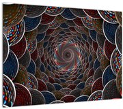 Tablou pe sticlă - Vortex (70x50 cm)