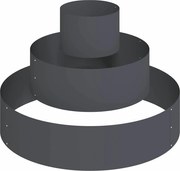 vidaXL Vază pentru Grădină Antracit 90 x 90 x 20 cm