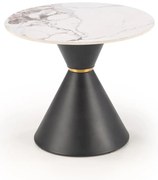 Masă de cafea Gorro S (marmură albă + negru). 1092444