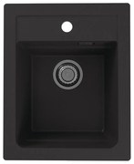 Chiuvetă de bucătărie ALVEUS 1139771 ATROX 50x40 cm negru