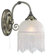 Lampă de perete Searchlight 3151-1AC VICTORIANA 1xE27/60W/230V alamă