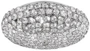 Plafonier cristal Venezian diam.38cm KING PL5 CROMO 075419
