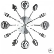 Ceas perete Kitchen Ustensils, 38 cm