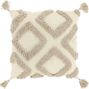 Perna decorativa CRUZ 45x45 cm, gri