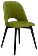 Scaun de dining BOVIO 86x48 cm verde deschis/fag