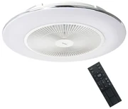 Plafonieră LED dimabilă cu ventilator Brilagi AURA LED/38W/230V alb + telecomandă