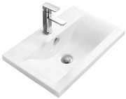 Mexen Emma chiuvetă încastrată în blat 61 x 39 cm, albă 25056100