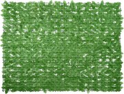 vidaXL Paravan de balcon, frunze verzi, 200x150 cm