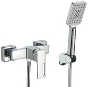 Baterie dus TRENDY'S montare pe perete,crom