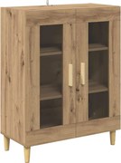 vidaXL Bufet Stejar Artizanal 69,5 x 34 x 90 cm Lemn compozit