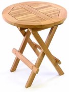 Masă pliabilă pentru copii Divero din lemn de tec
