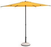 Umbrela pentru gradina / terasa Samba, Bizzotto, Ø 270 cm, stalp Ø 38 mm, otel/poliester, galben mimosa
