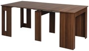 HOMCOM Masă Extensibilă, Masă Mobilă, Design Modern, 180 cm x 85 cm x 75 cm, Maro | Aosom Romania