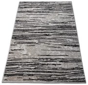 Covor Phoenix design abstract gri-negru 3013-244 Selectează mărime: 060 X 110
