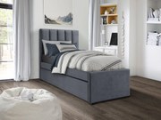 Pat extensibil de o persoană90 cm Rusalka (gri). Promo -6%. 1092488
