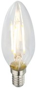 Set de 2 becuri E14 LED candle 4 Watt 400lm 3000K