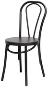 Scaun dining negru din metal Medley