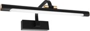 Aplica LED pentru oglindă de baie VINCI, 12 W, 230 V, 40 cm, IP44, negru