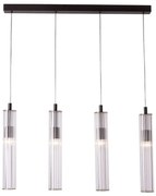 Lustra cu 4 pendule design modern ARIA titan periat