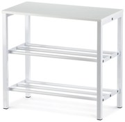 Botník 83168-42 WT, metal, alb