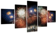 Tablou cu artificii (125x70 cm), în 40 de alte dimensiuni noi