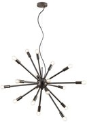 Lustră pe cablu Redo 01-2936 STELLAR 18xE14/25W/230V negru