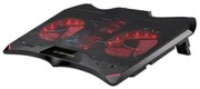 Resigilat: Racitor pentru laptop Esperanza Buran EGC102, 1500-2000 RPM, Pana la 17,3", Iluminare din spate cu LED rosu, 17 dBA, USB, Negru