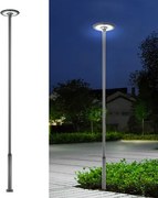 Brilagi - Stâlp metalic pentru iluminat exterior, 5 m, diam. 58 mm, antracit