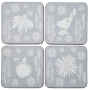 Coasters albastru-deschis 4 buc. din plută Homestead – Cooksmart ®