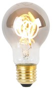 Set 5 becuri Lampa spirala LED E27 A60 fum 4W 120 lm 1800K