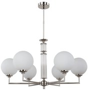 Lustra 6 brate moderna realizata manual Artu Glass