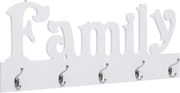 vidaXL Cuier de perete FAMILY, 74 x 29,5 cm