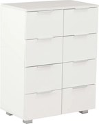 vidaXL Dulap, alb extralucios, 60x35x80 cm, lemn prelucrat