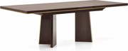 Masă lemn masiv nuc Fixă / Extensibilă Devon Lucios - Extensibila: L 180 / 225 x A 104 x H 75 cm