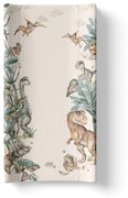 Saltea de infasat cu spate intarit si margini de protectie 50x80 cm, World of dinosaurs