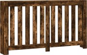 vidaXL Mască pentru calorifer stejar fumuriu 149x20x82cm lemn