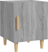 vidaXL Noptieră, gri sonoma, lemn prelucrat