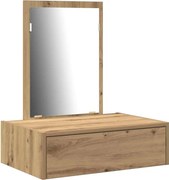 vidaXL Masă de Machiaj cu sertar Maro 60 x 40 x 70 cm Lemn compozit