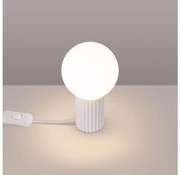 Lampă de masă Sollux SL.1711 HALO 1xG9/8W/230V d. 12 cm alb