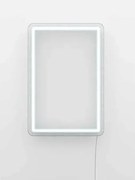 Decorațiune luminoasă de perete Candy Shock Rectangle, 30 x 40 cm, alb